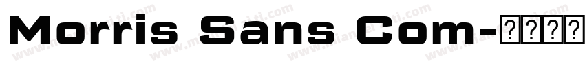 Morris Sans Com字体转换